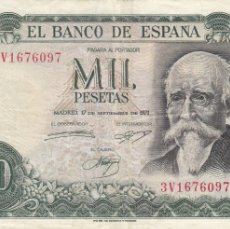 Billetes españoles: BILLETE : 1000 PESETAS 1971 - SERIE 3V