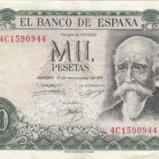 Billetes españoles: BILLETE : 1000 PESETAS 1971 - SERIE 4C