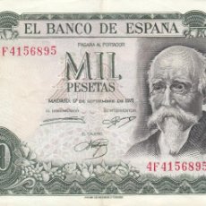 Billetes españoles: BILLETE : 1000 PESETAS 1971 - SERIE 4F