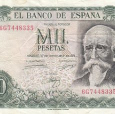 Billetes españoles: BILLETE : 1000 PESETAS 1971 - SERIE 6G