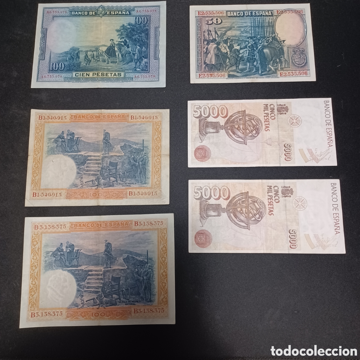 Billetes espa&ntilde;oles: LOTE BILLETES ESPA&Ntilde;A - Foto 2