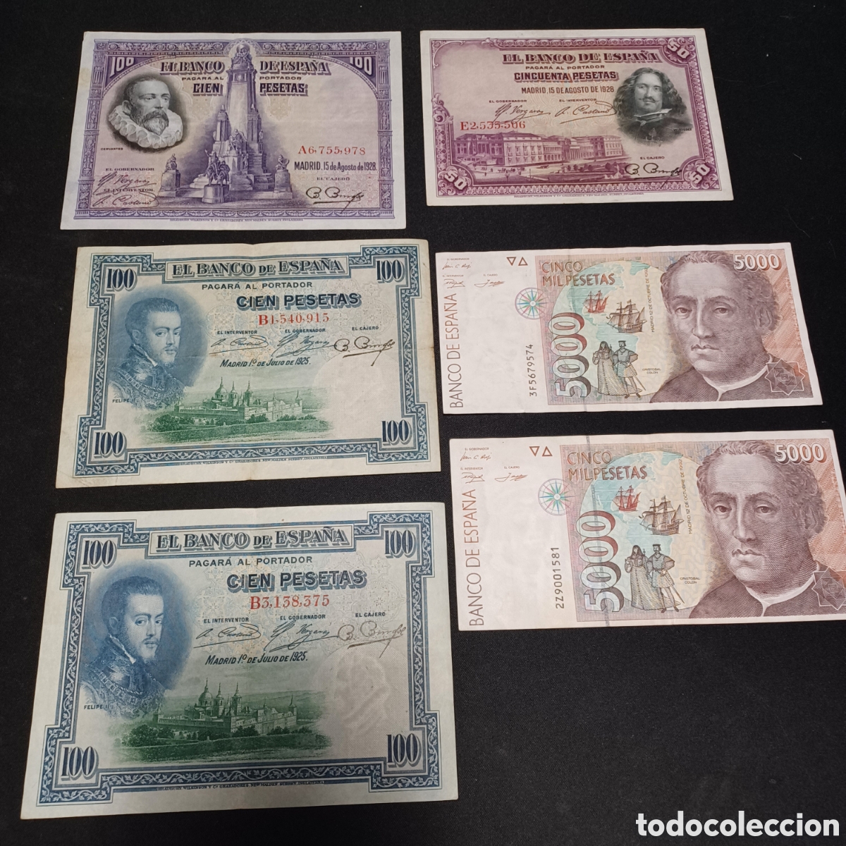 Billetes espa&ntilde;oles: LOTE BILLETES ESPA&Ntilde;A - Foto 1