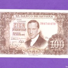 Billetes españoles: 100 PESETAS DE 1953 SERIE-3V EBC+