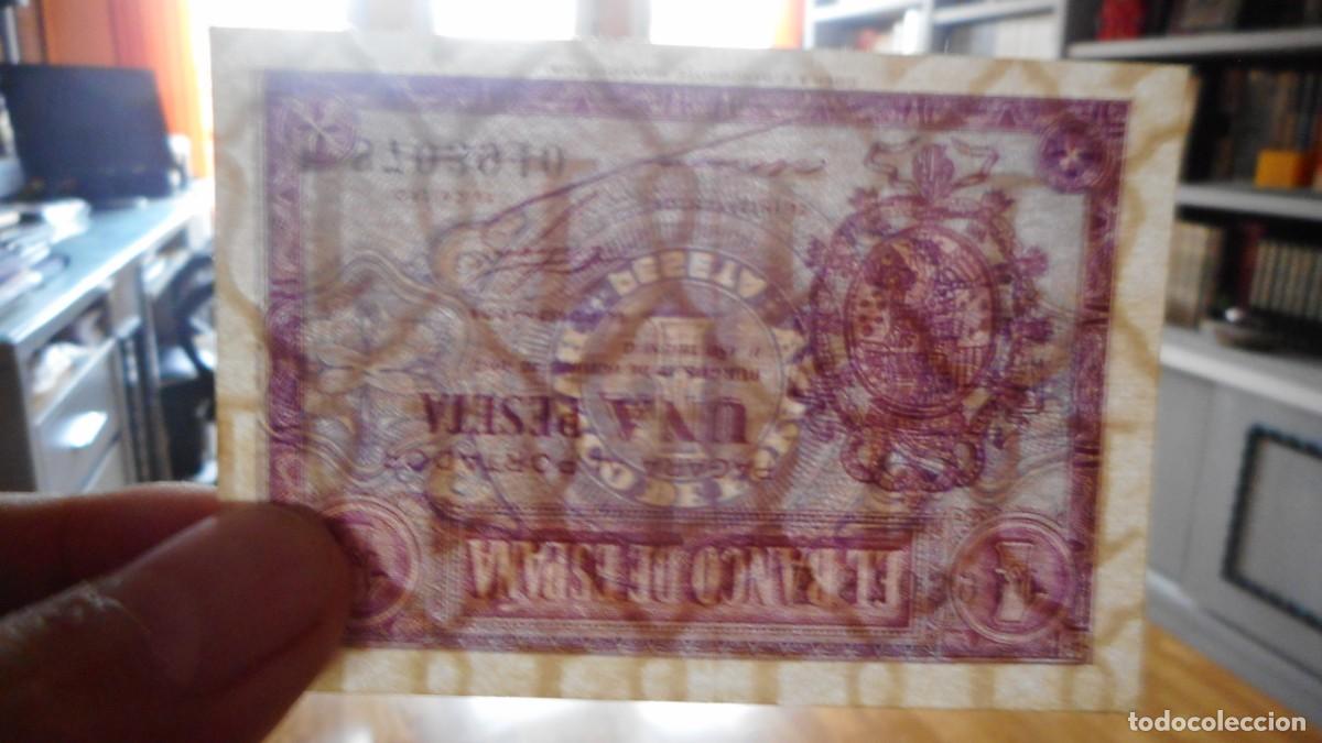 Billetes espa&ntilde;oles: 1 PESETA OCTUBRE 1937 / EBC / A - Foto 3