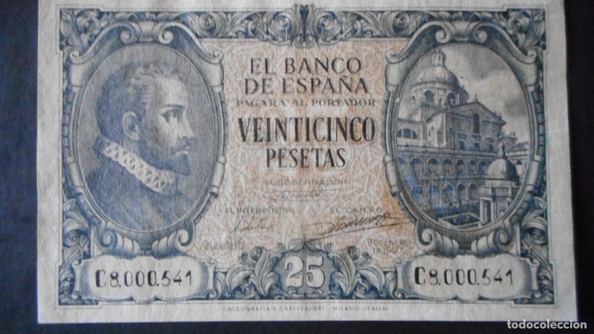 Billetes espa&ntilde;oles: 25 PTAS 1940 / MBC+ / A - Foto 1