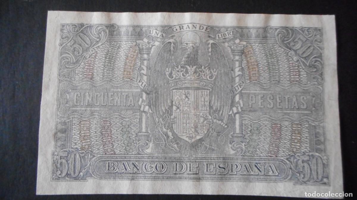 Billetes espa&ntilde;oles: 50 PESETAS 1940 MBC+ / A - Foto 2