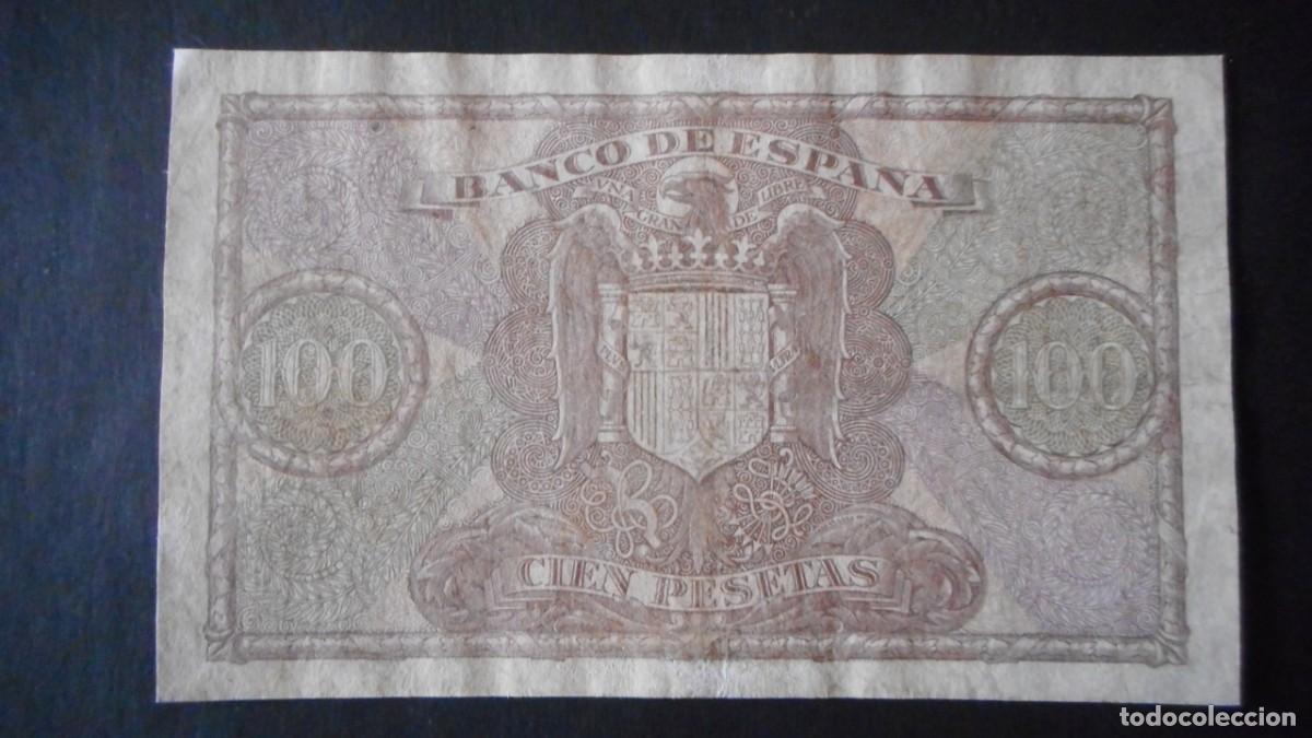 Billetes espa&ntilde;oles: 100 PESETAS 1940 MBC+ - Foto 2