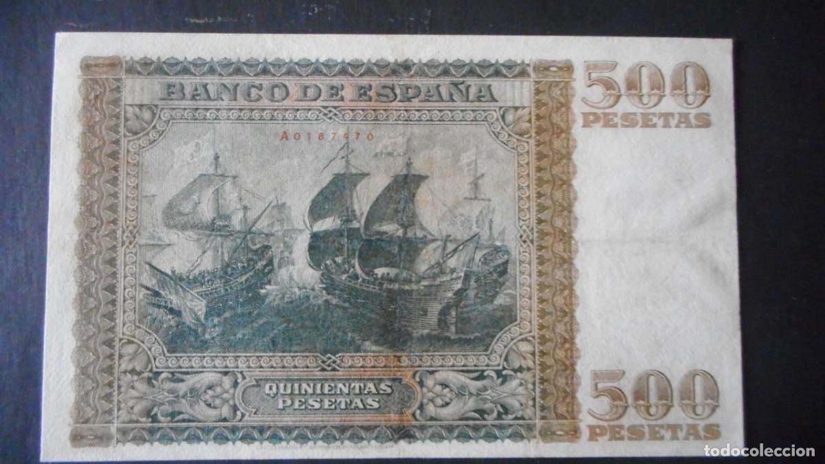 Billetes espa&ntilde;oles: 500 PESETAS 1940 MBC+ / A - Foto 2