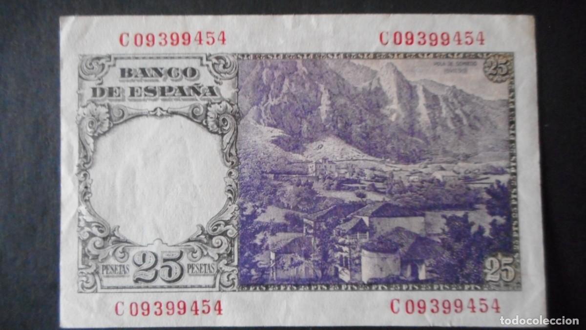 Billetes espa&ntilde;oles: 25 PESETAS 1946 /SC- / A - Foto 2