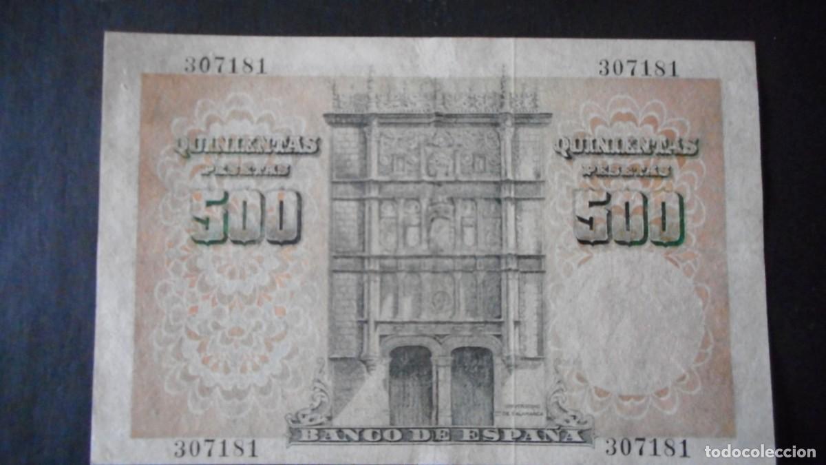 Billetes espa&ntilde;oles: 500 PESETAS 1946 MBC+ / A - Foto 2