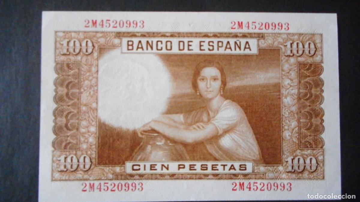 Billetes espa&ntilde;oles: 100 PESETAS 1953 SC / A - Foto 2