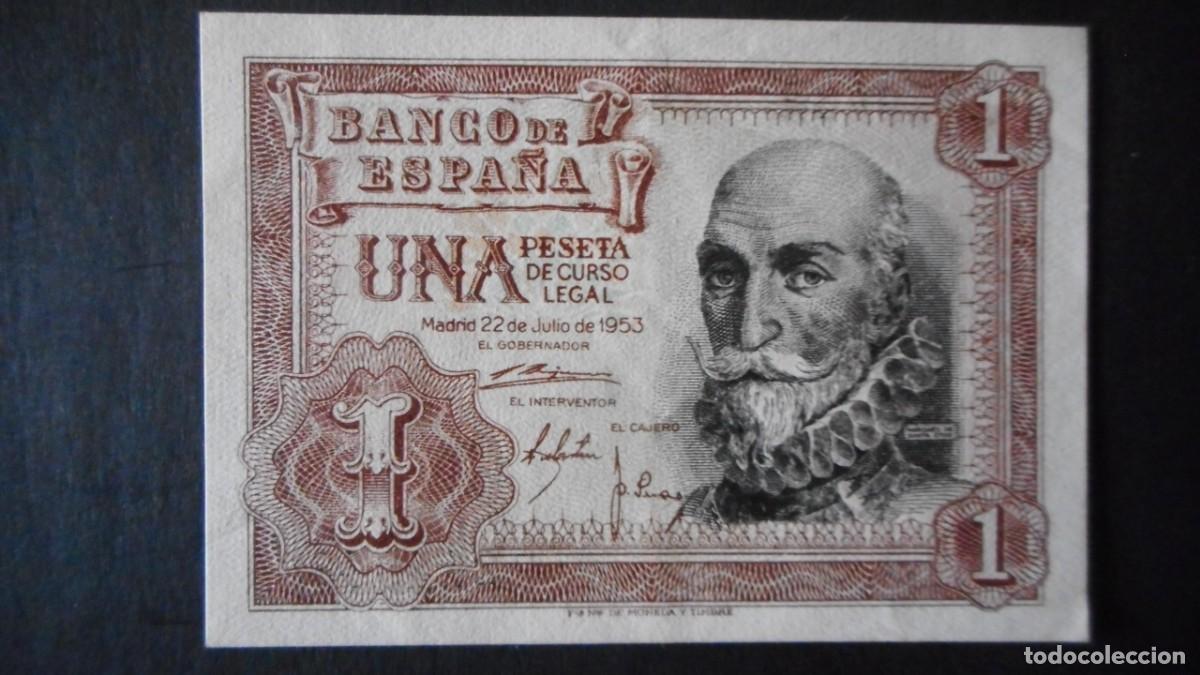 Billetes espa&ntilde;oles: 1 PESETA 1953 / SC / A - Foto 1