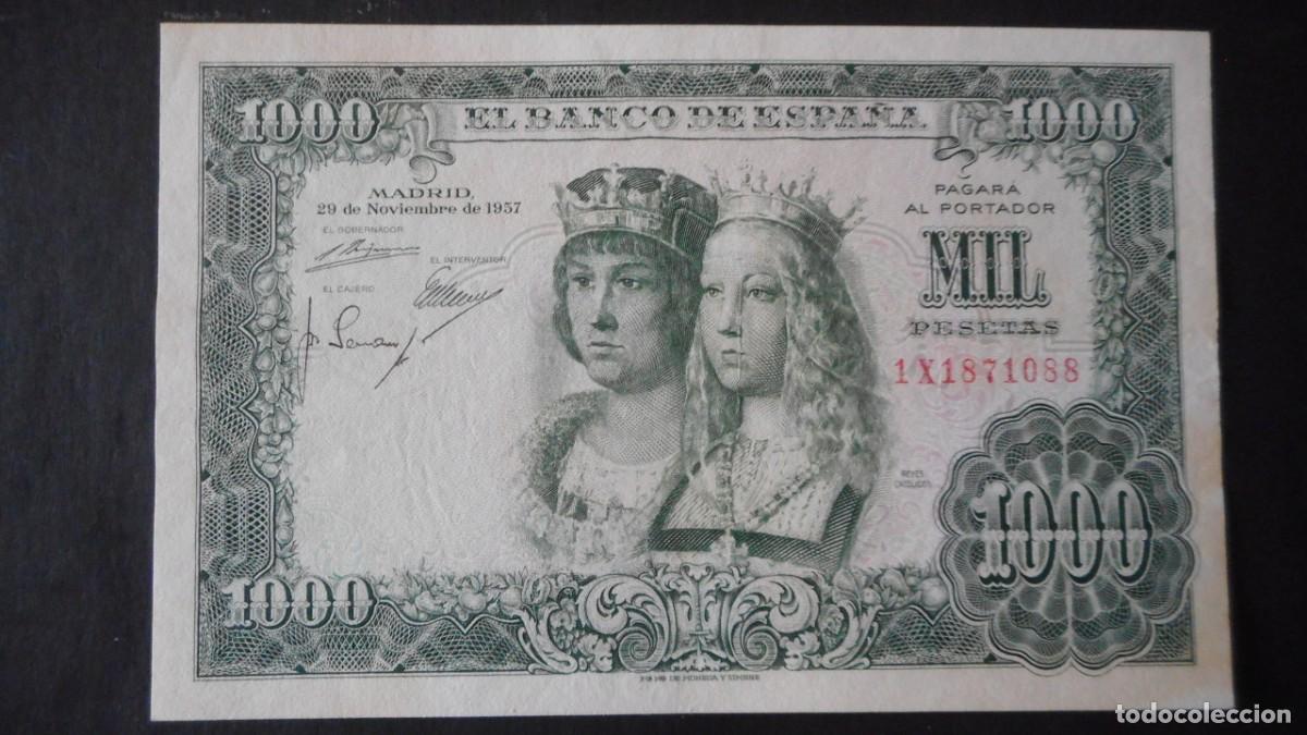 Billetes espa&ntilde;oles: 1000 PESETAS 1957 / EBC+ / A - Foto 1