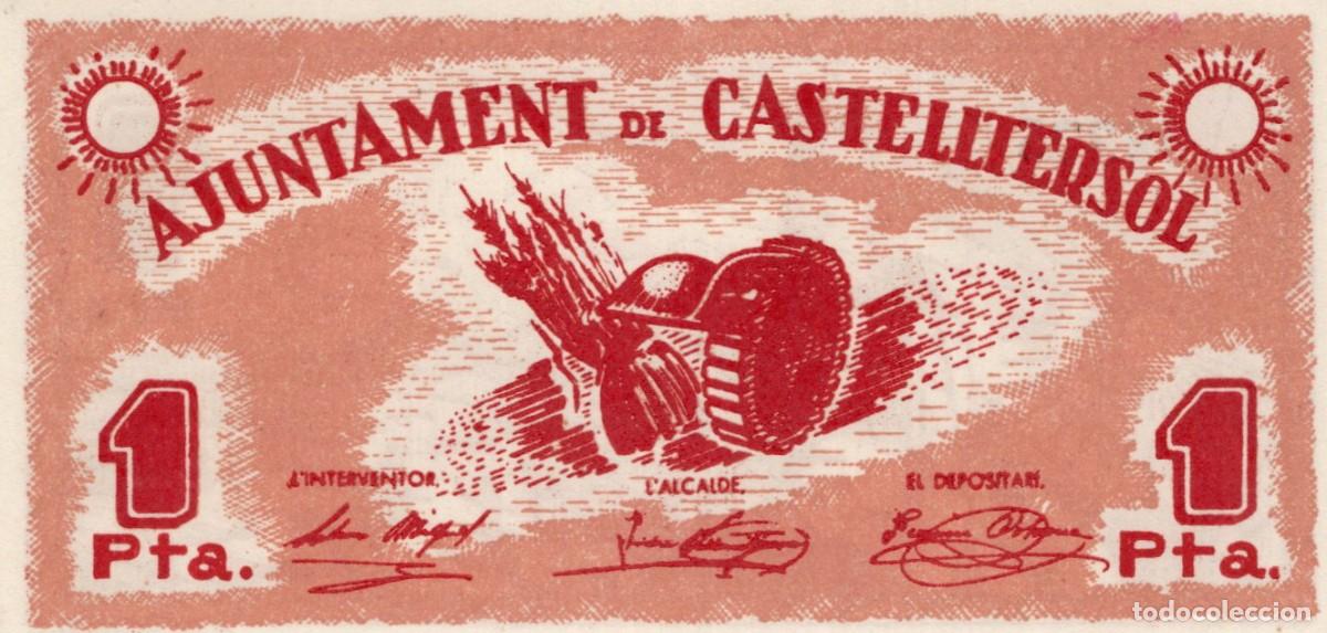 Billetes espa&ntilde;oles: BILLETE . AJUNTAMENT CASTELLTERSOL