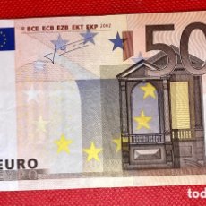 Billetes españoles: BILLETE DE 50 EUROS TICHET V5 , AÑO 2002