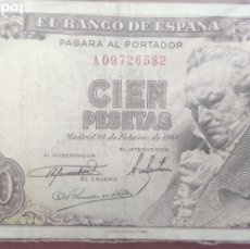 Billetes españoles: BILLETE 100 PESETAS 1946