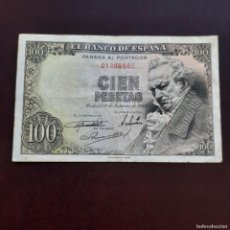 Billetes españoles: BILLETE DE 100 PESETAS DE FRANCISCO DE GOYA AÑO 1946 (SIN SERIE)