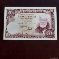 Billetes españoles: BILLETE DE 50 PESETAS DEL AÑO 1951 DE SANTIAGO RUSIÑOL. (SERIE C) ORIGINAL%