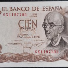 Billetes españoles: ESPAÑA 100 PESETAS 1970 MANUEL DE FALLA (S/C) NUEVO