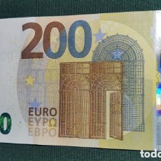 Billetes españoles: 200 EURO S002H1 SE DRAGHI ITALIA 2019 SIN CIRCULAR PLANCHA RIGUROSA PERFECTO