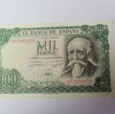 Billetes españoles: BILLETE DE 1000 PESETAS DEL 17 DE SEPTIEMBRE DE 1971 BANCO DE ESPAÑA SIN SERIE EN EBC