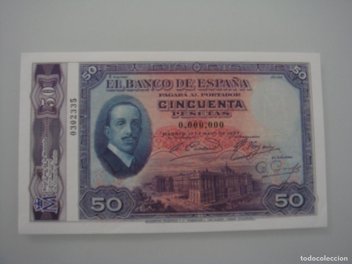 Billetes espa&ntilde;oles: BILLETES ESPA&Ntilde;OLES FASCIMIL - Foto 1