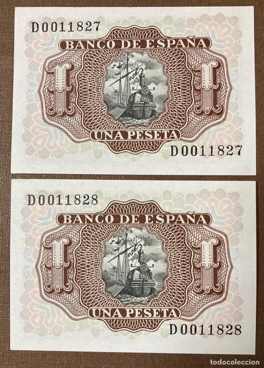 Billetes espa&ntilde;oles: Billete 1 pta Espa&ntilde;a - Foto 2