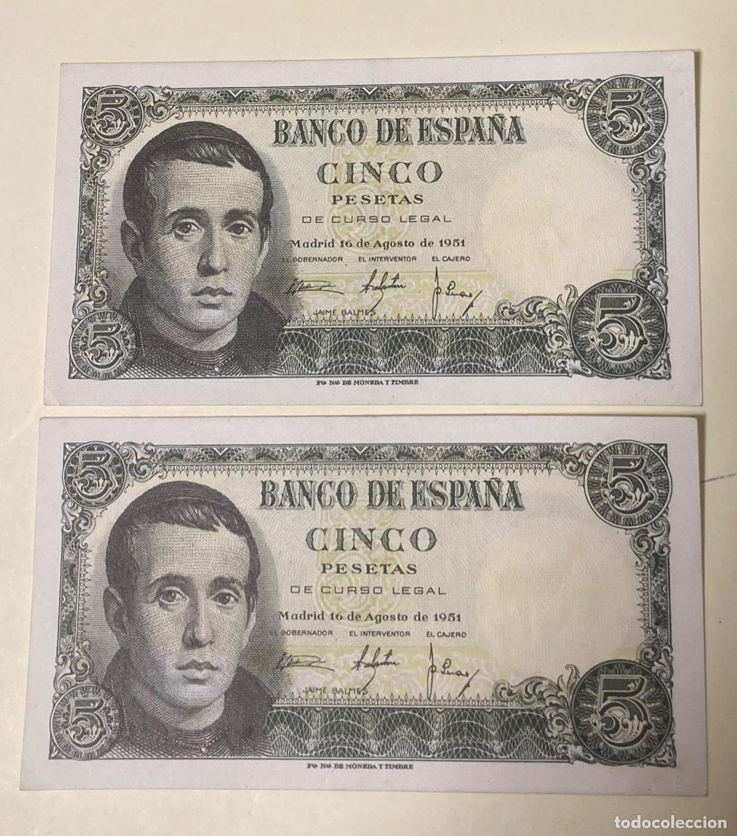 Billetes espa&ntilde;oles: Billete 5 pta Espa&ntilde;a - Foto 1