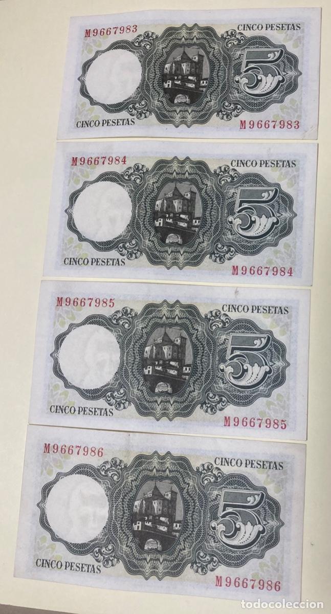 Billetes espa&ntilde;oles: Billete 5 pta Espa&ntilde;a - Foto 2