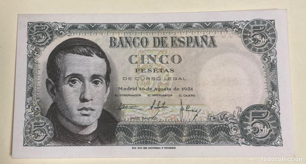 Billetes espa&ntilde;oles: Billete 5 pta Espa&ntilde;a - Foto 1