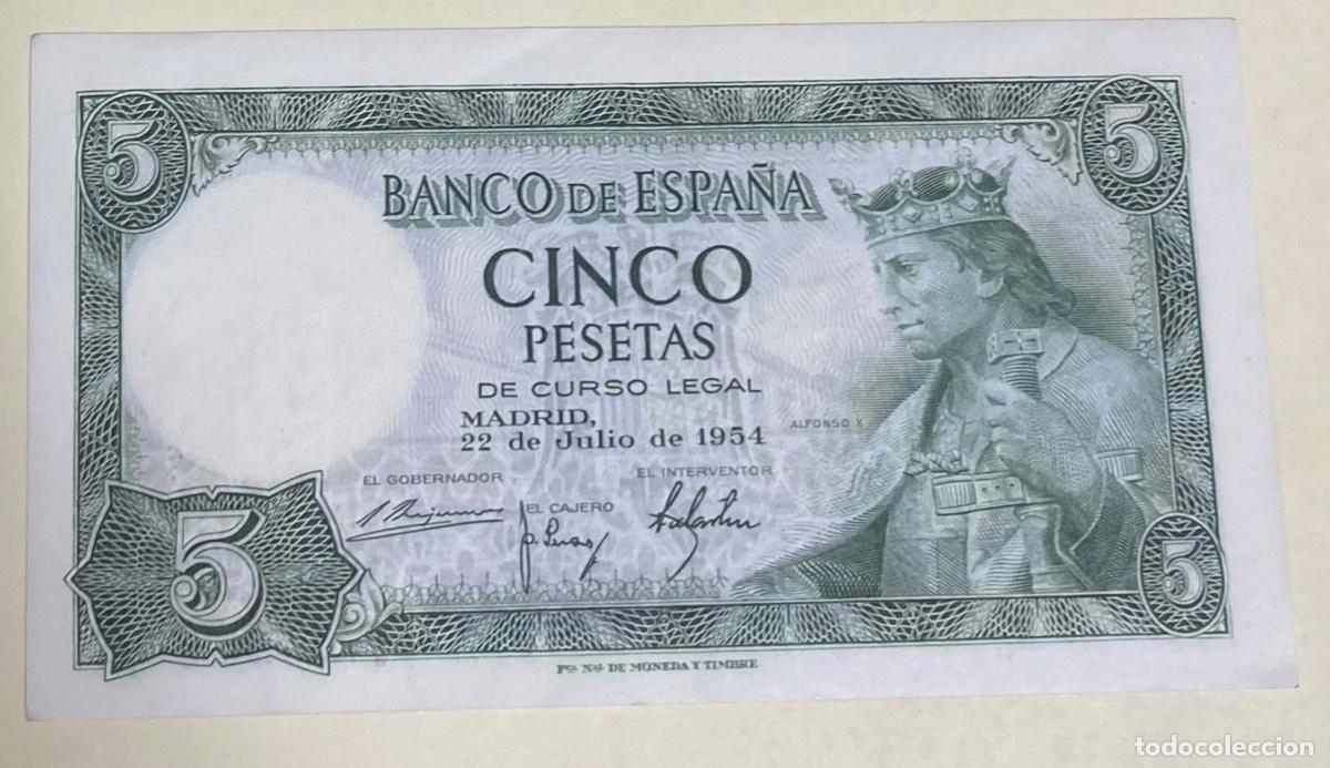 Billetes espa&ntilde;oles: Billete 5 pta Espa&ntilde;a - Foto 1