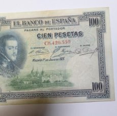 Billetes españoles: BILLETE DE 100 PESETAS DEL 1 DE JULIO DE 1925 BANCO DE ESPAÑA CON SERIE C EN MBC+