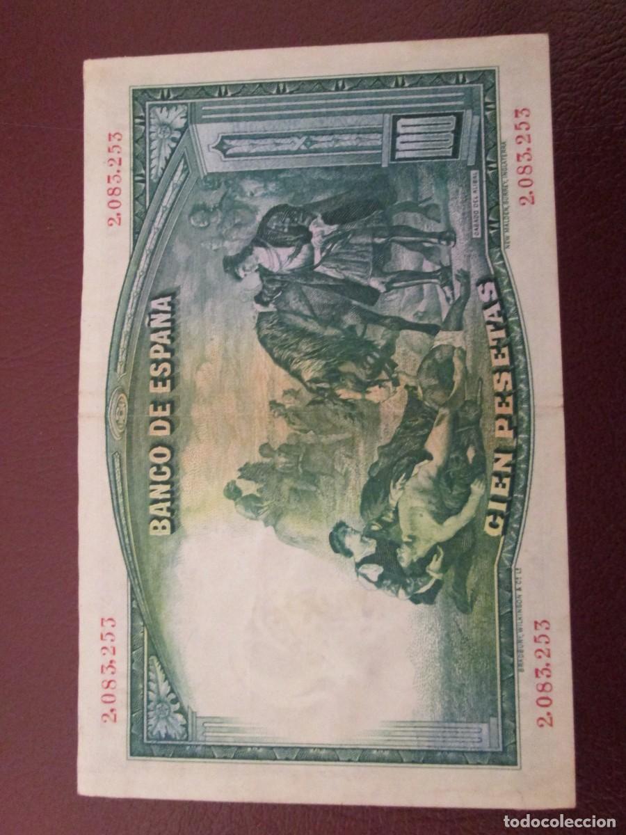 Billetes espa&ntilde;oles: 100 ESETAS 1931 SIN SERIE - Foto 2