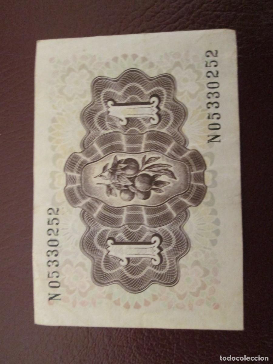 Billetes espa&ntilde;oles: 1 PESETA 1948 DAMA DE ELCHE - Foto 2