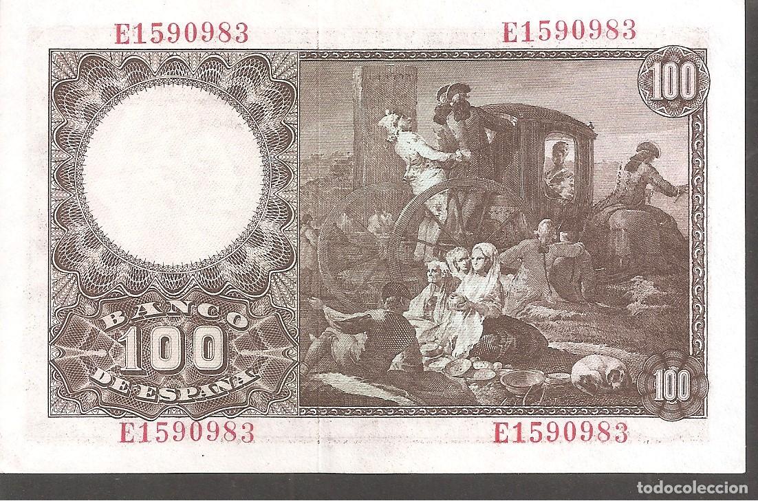 Billetes espa&ntilde;oles: ESPA&Ntilde;A 100 PESETAS 1948 EBC+ - Foto 2