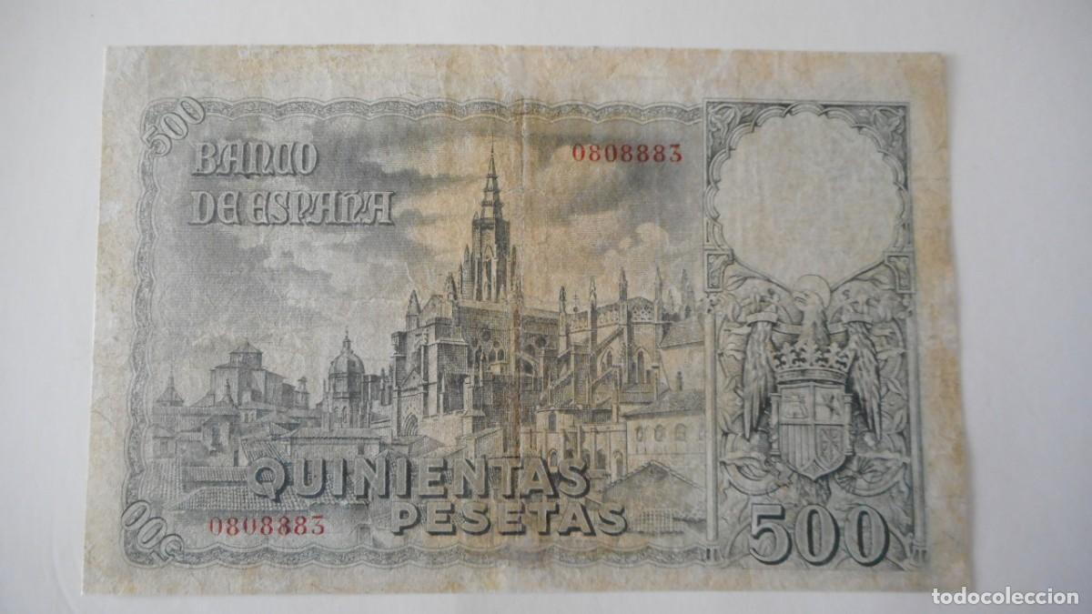 Billetes espa&ntilde;oles: 500 PESETAS 1940 MBC - Foto 2