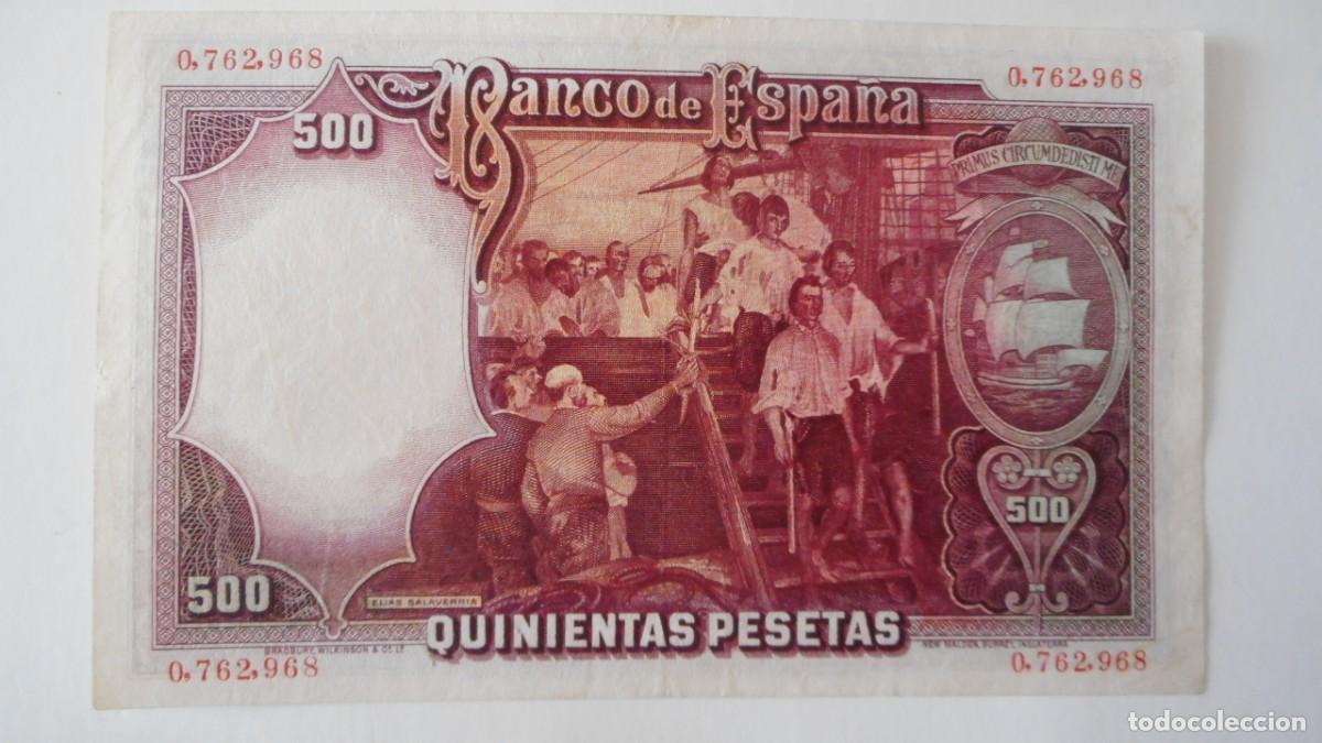 Billetes espa&ntilde;oles: 500 PESETAS 1931 EBC- - Foto 2