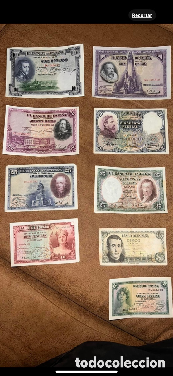 Billetes espa&ntilde;oles: Lote billetes Espa&ntilde;a - Foto 11