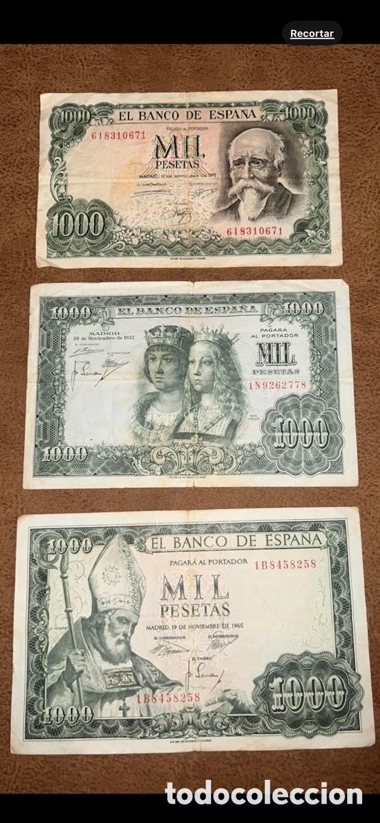Billetes espa&ntilde;oles: Lote billetes Espa&ntilde;a - Foto 13