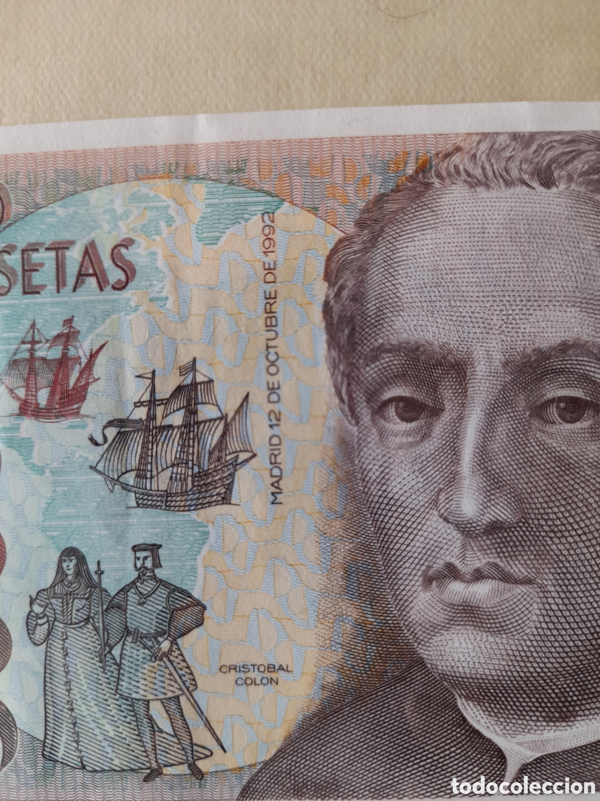 Billetes espa&ntilde;oles: Billetes 12 de octubre 1992 - Foto 3