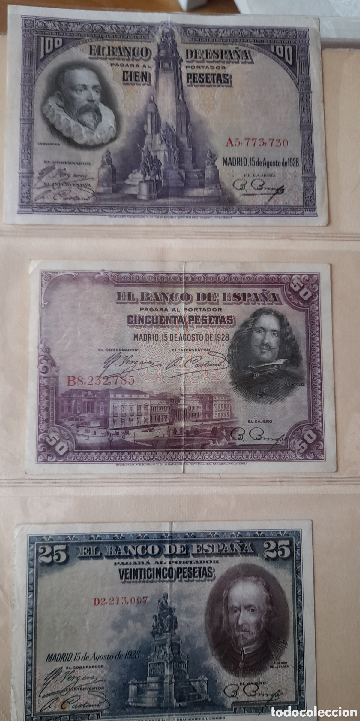 Billetes espa&ntilde;oles: Billetes 15 de agosto 1982 - Foto 1