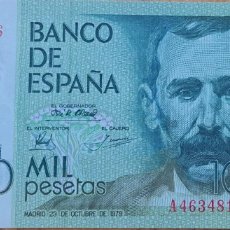 Billetes españoles: ESPAÑA 1000 PESETAS 1979 SERIE A BENITO PEREZ GALDOS EBC SC