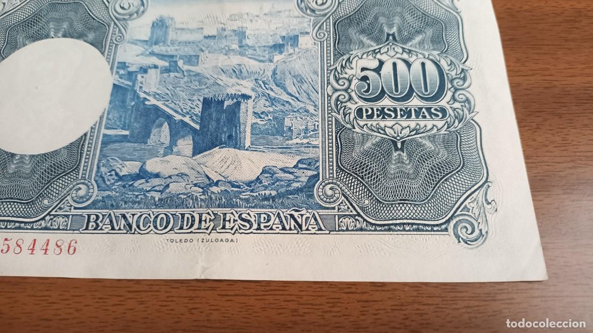 Billetes espa&ntilde;oles: Billete 500 pesetas 1954 - Foto 6
