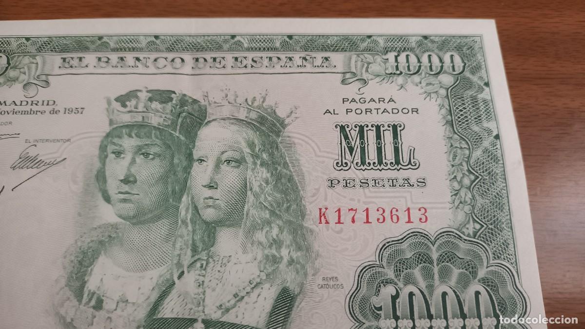 Billetes espa&ntilde;oles: Billete 1000 pesetas 1957 - Foto 5