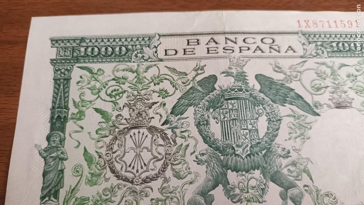 Billetes espa&ntilde;oles: Billete 1000 pesetas 1957 - Foto 7