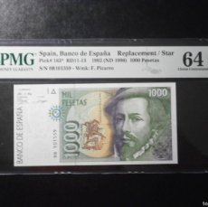 Billetes españoles: BILLETE 1000 PESETAS DE 1992.SERIE ESPECIAL 9B. S/C. PMG64.