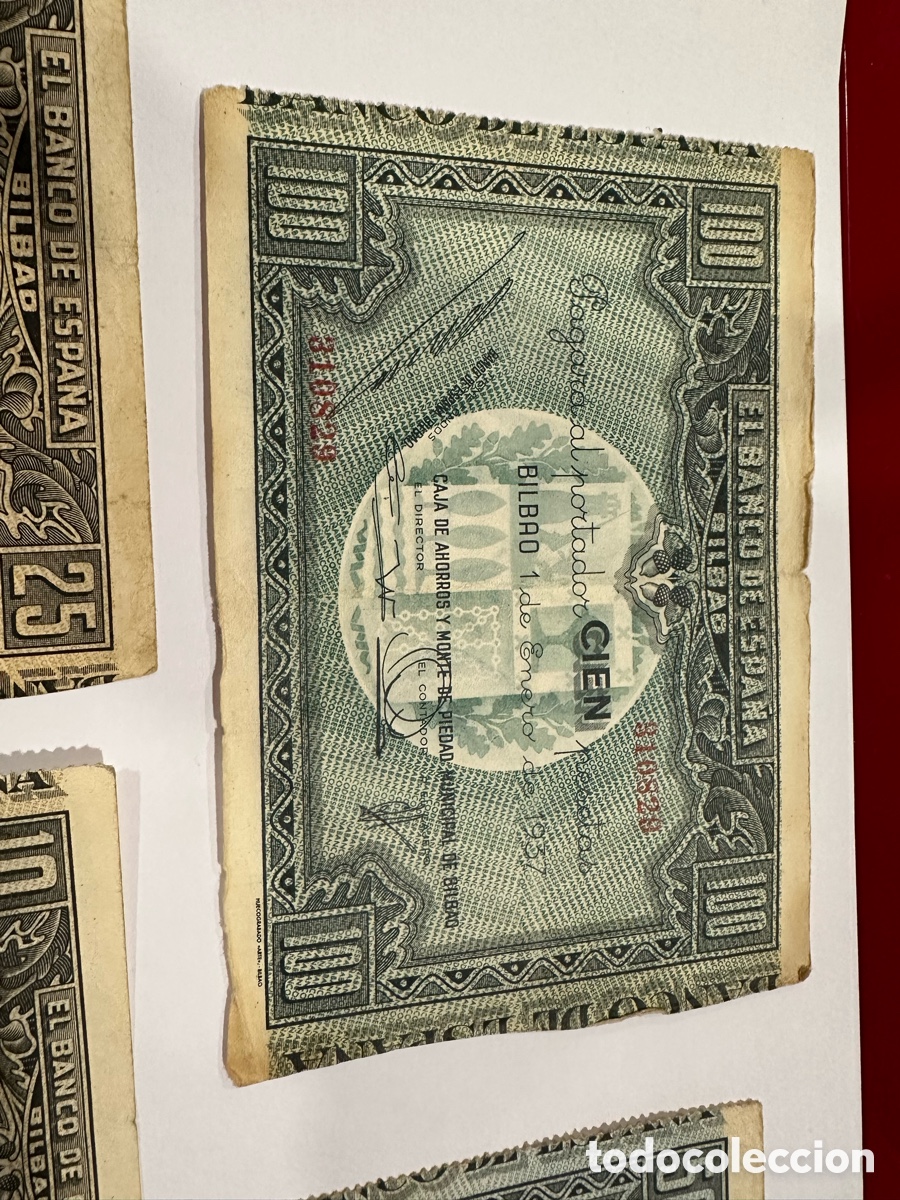 Billetes espa&ntilde;oles: Billetes banco de Espa&ntilde;a ref 12 - Foto 2