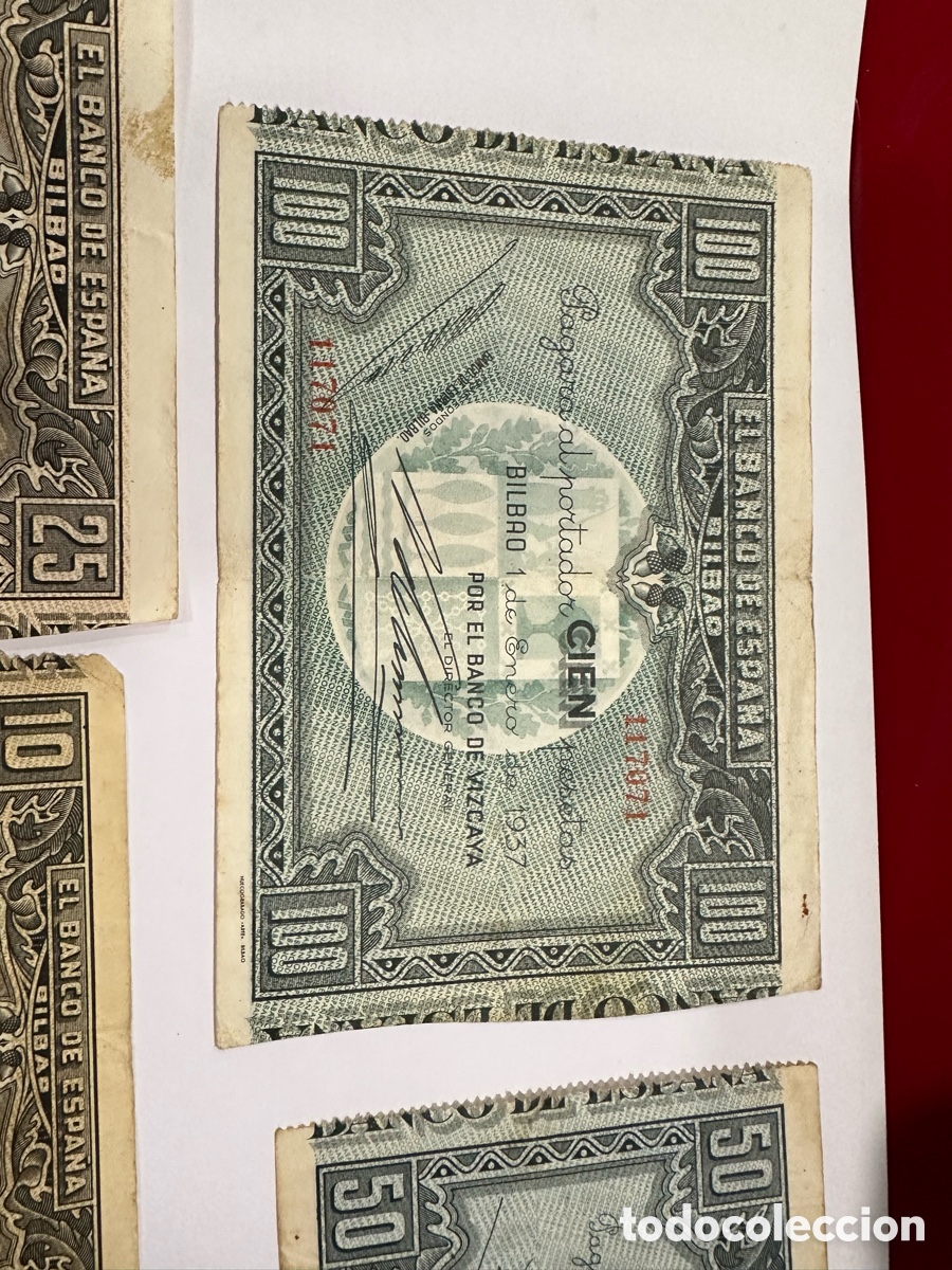 Billetes espa&ntilde;oles: Billetes banco de Espa&ntilde;a ref 13 - Foto 2