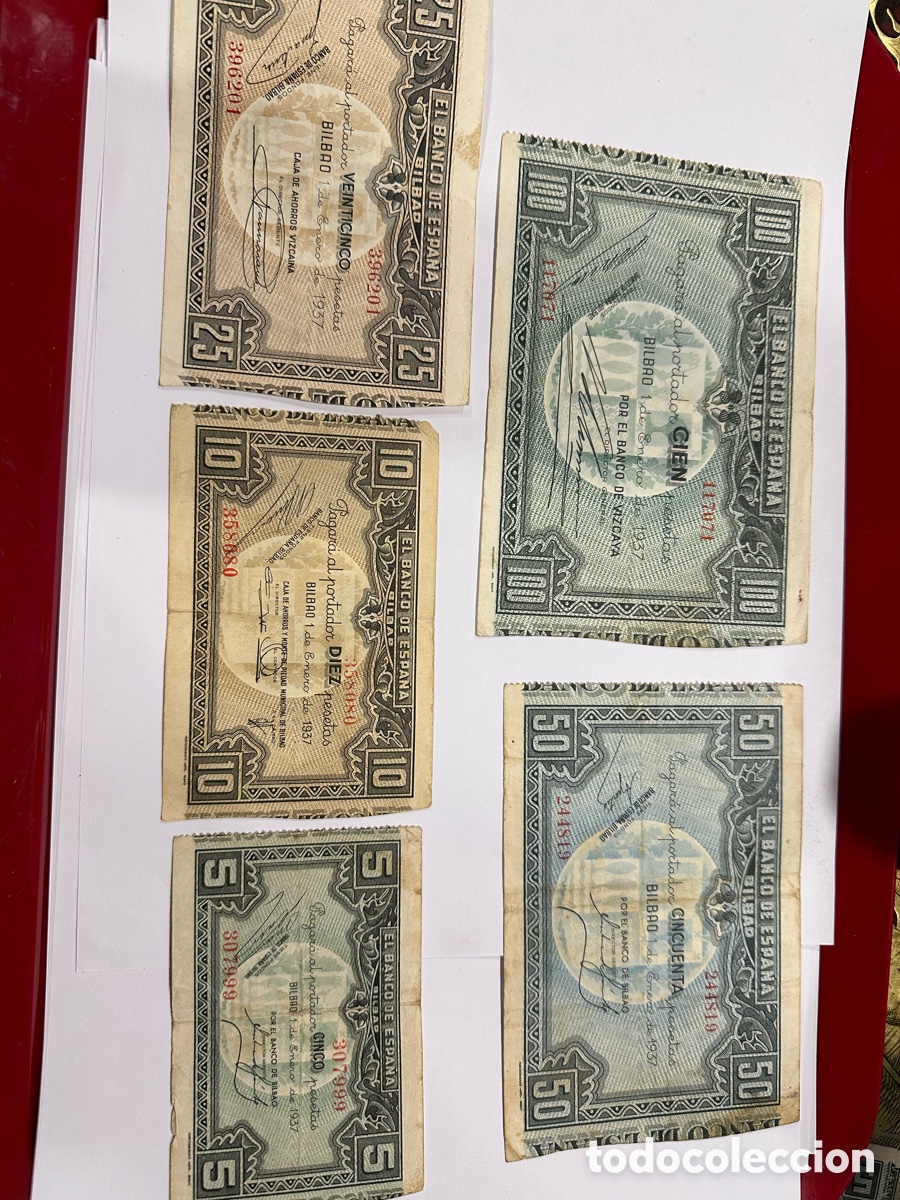 Billetes espa&ntilde;oles: Billetes banco de Espa&ntilde;a ref 13 - Foto 1