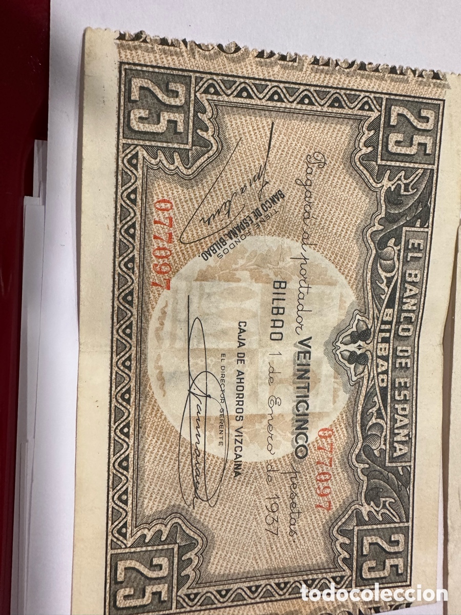 Billetes espa&ntilde;oles: Billetes banco de Espa&ntilde;a ref 15 - Foto 4